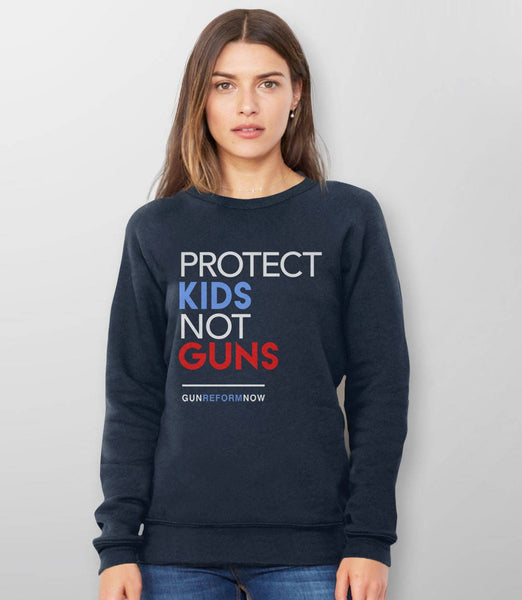 Protect Kids Not Guns Hoodie, Black Unisex Hoodie S by BootsTees