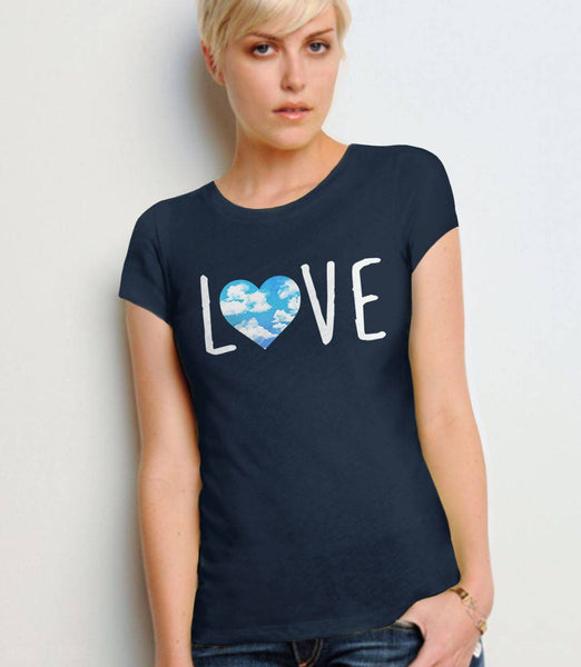 Love Shirt for Women Valentine Shirt, Black Unisex S by BootsTees