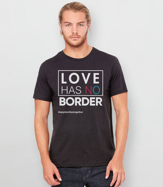 Immigration March Shirt, Black Unisex S by BootsTees