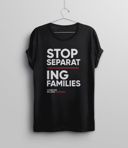 Stop Separating Families Shirt, Black Unisex S by BootsTees