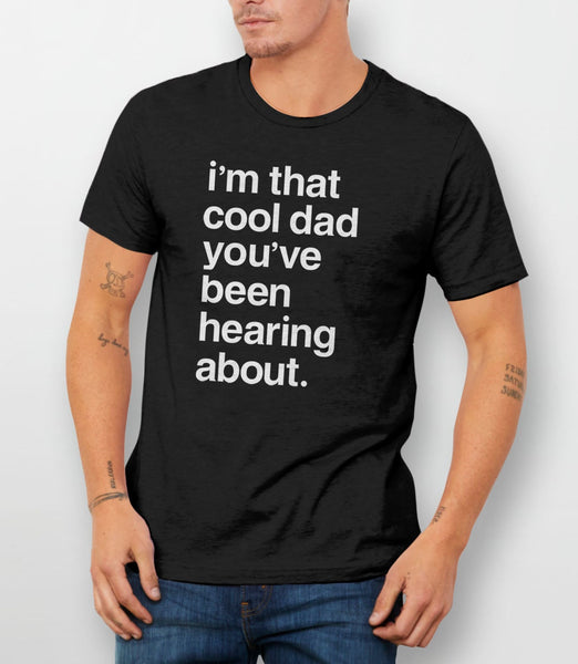 Funny Dad Shirt, XS Black by BootsTees