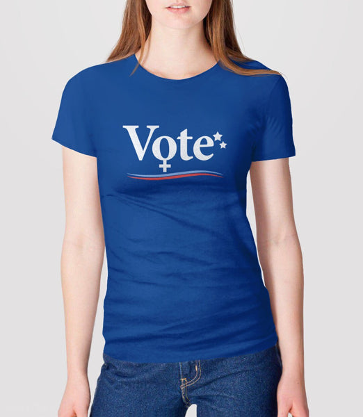 Vote for Women Shirt, Navy Blue Unisex XS by BootsTees