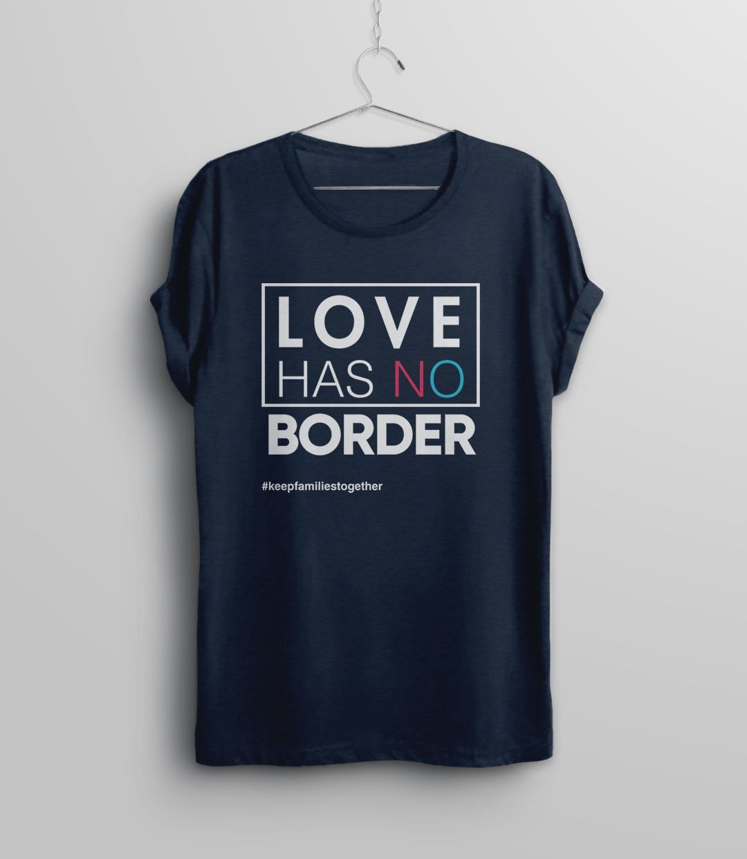 Immigration March Shirt, Black Unisex S by BootsTees