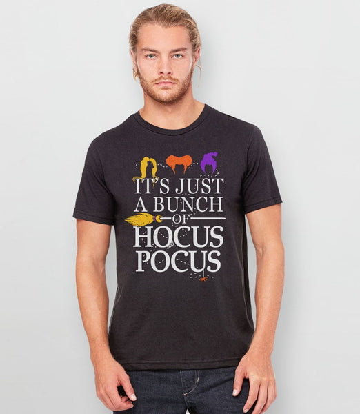 It's Just a Bunch of Hocus Pocus Shirt, Black Unisex XS by BootsTees