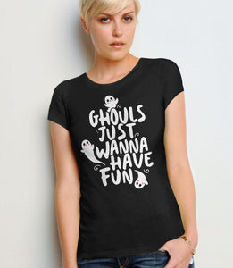 Cute Halloween Shirt for Women, Black Unisex XS by BootsTees
