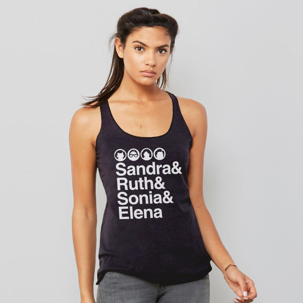 Female Supreme Court Justices Tank Top for Women, Black Unisex Tank S by BootsTees