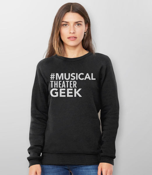 Musical Theater Hoodie or Sweatshirt for Adults and Kids | Broadway Fan Sweatshirt, Black Unisex Hoodie S by BootsTees