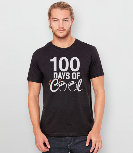 100th Day of School Shirt for Teachers or Kids | 100 Days of Cool T Shirt, Black Unisex XS by BootsTees