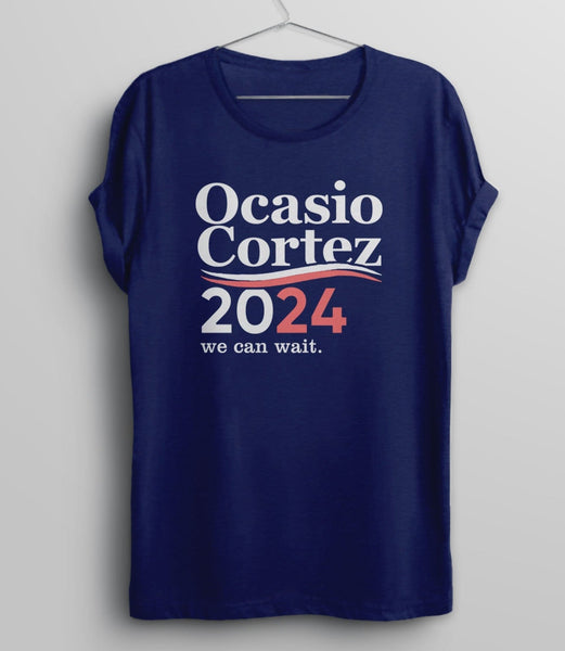 Alexandria Ocasio-Cortez Shirt | Funny AOC T Shirt, Navy Blue Unisex S by BootsTees