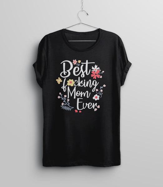 Funny Mom Tshirt for Women | shirt with saying, Black Unisex XS by BootsTees