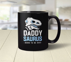 Daddy Saurus Mug | Cute Dad Gift for Fathers Day, by BootsTees