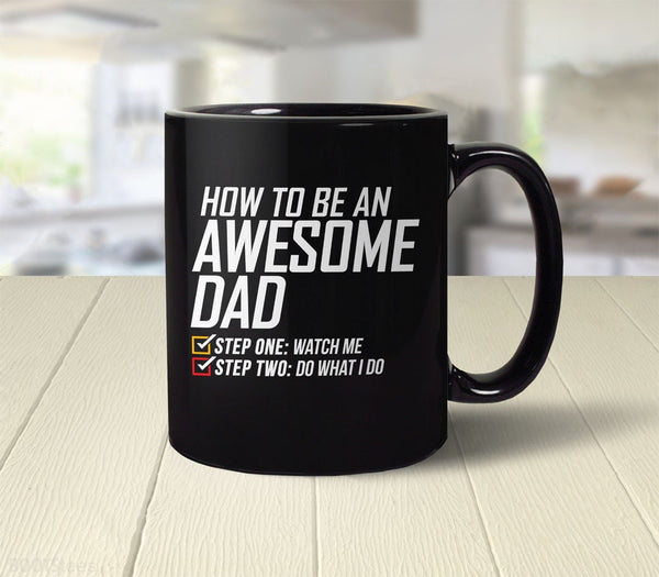 Awesome Dad Mug | Funny Dad Gift Mug with Saying, by BootsTees