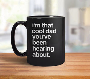 Dad Coffee Mug with Saying, by BootsTees