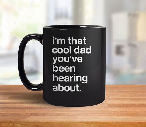 Dad Coffee Mug with Saying, by BootsTees