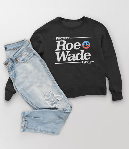 Protect Roe V Wade Sweatshirt for Women's Rights Hoodie, Black Unisex Hoodie S by BootsTees