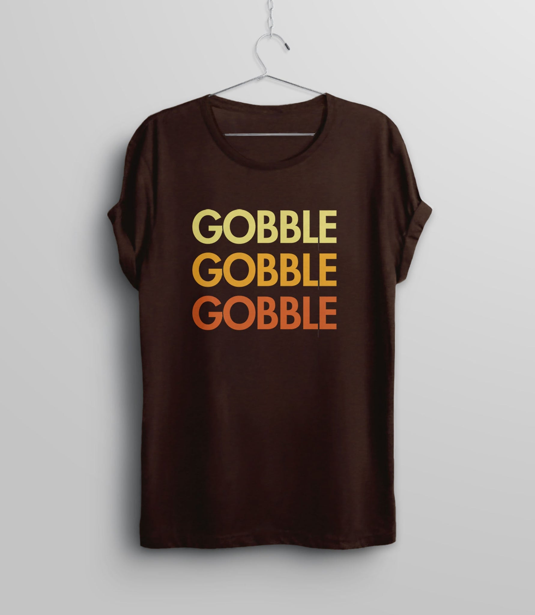 Thanksgiving Graphic Tee | Women Men Kids Gobble Gobble Gobble T-Shirt, Black Unisex XS by BootsTees