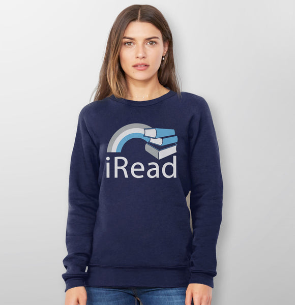 Reading Sweatshirt, Navy Blue Unisex Hoodie S by BootsTees