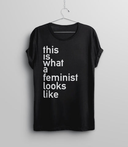 Feminist Tee: This is what a feminist looks like | feminist shirt for men, Black Unisex XS by BootsTees