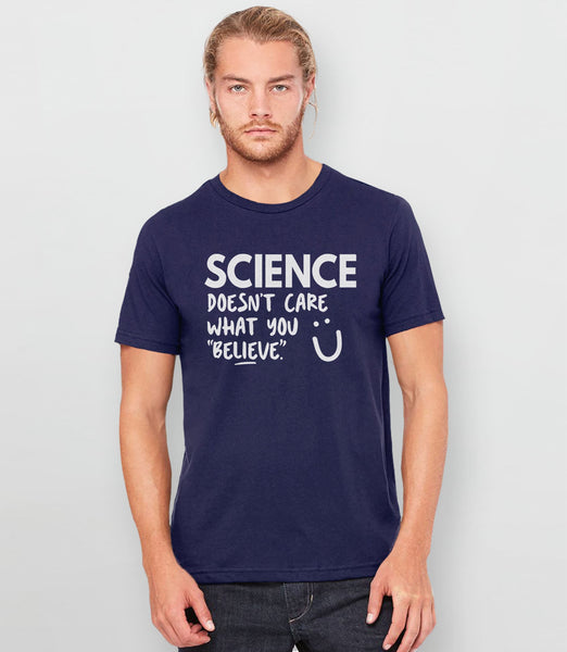 Science Shirt for women or men, Navy Blue Unisex XS by BootsTees