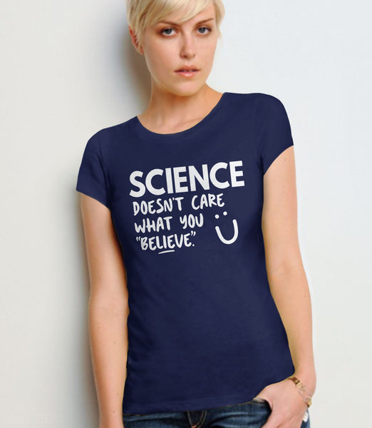 Science Shirt for women or men, Navy Blue Unisex XS by BootsTees