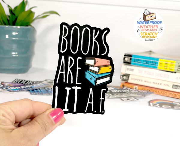 Cute Reading Sticker Pack (8 Stickers)
