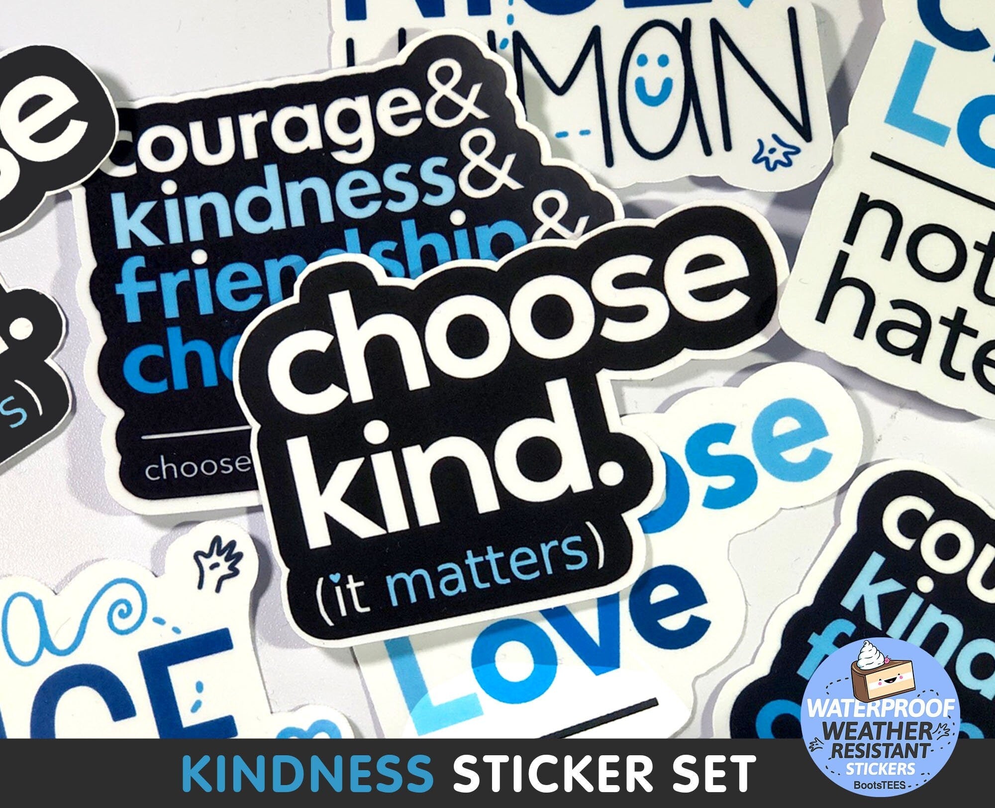 Kindness Sticker Pack (4 Stickers)