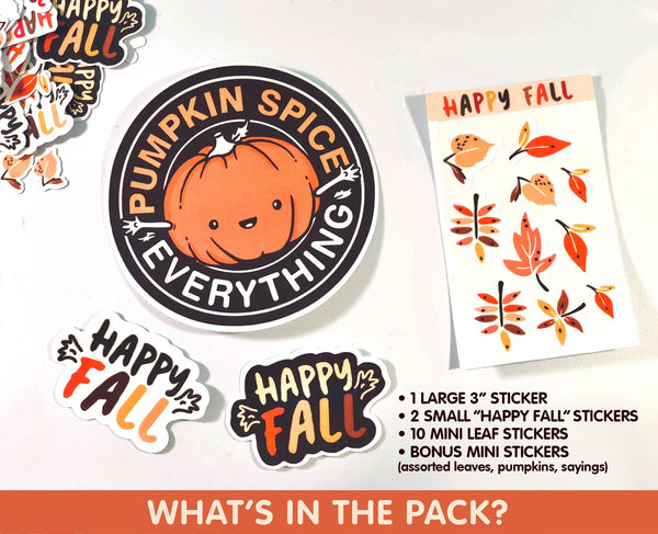 Pumpkin Spice Sticker for Fall, by BootsTees