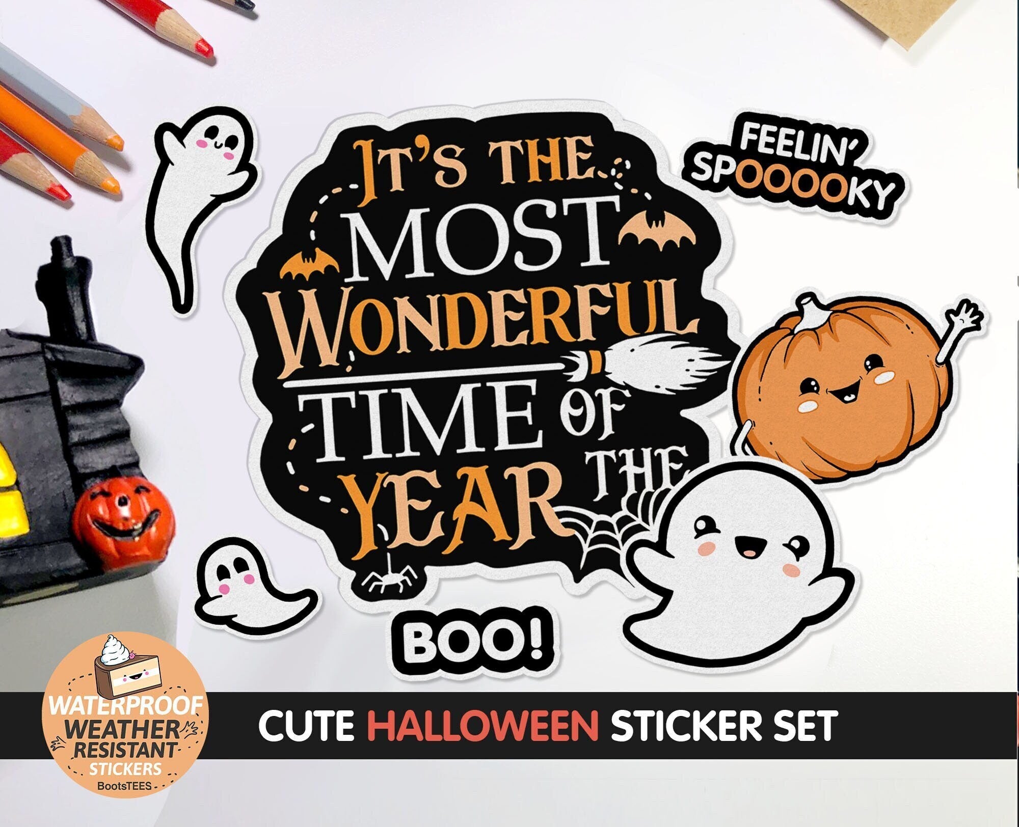Halloween Sticker Pack (7 Stickers)