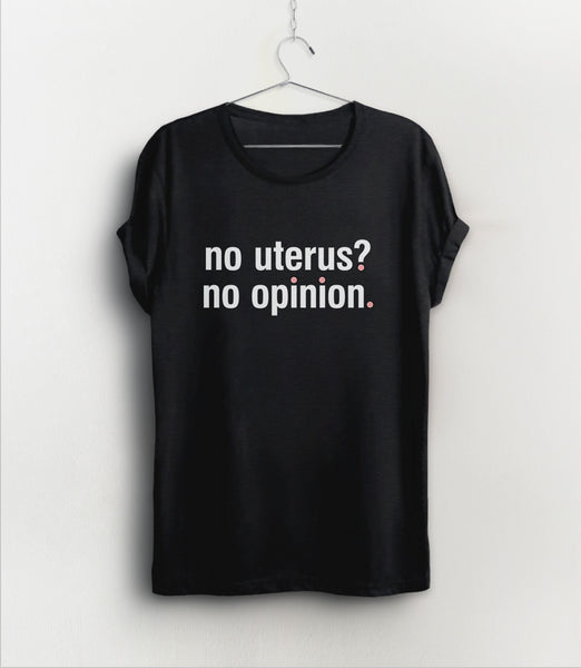 Reproductive rights shirt, Black Unisex XS by BootsTees