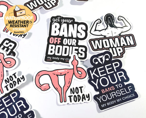 Feminist Sticker Pack (4 Stickers) for Womens Rights