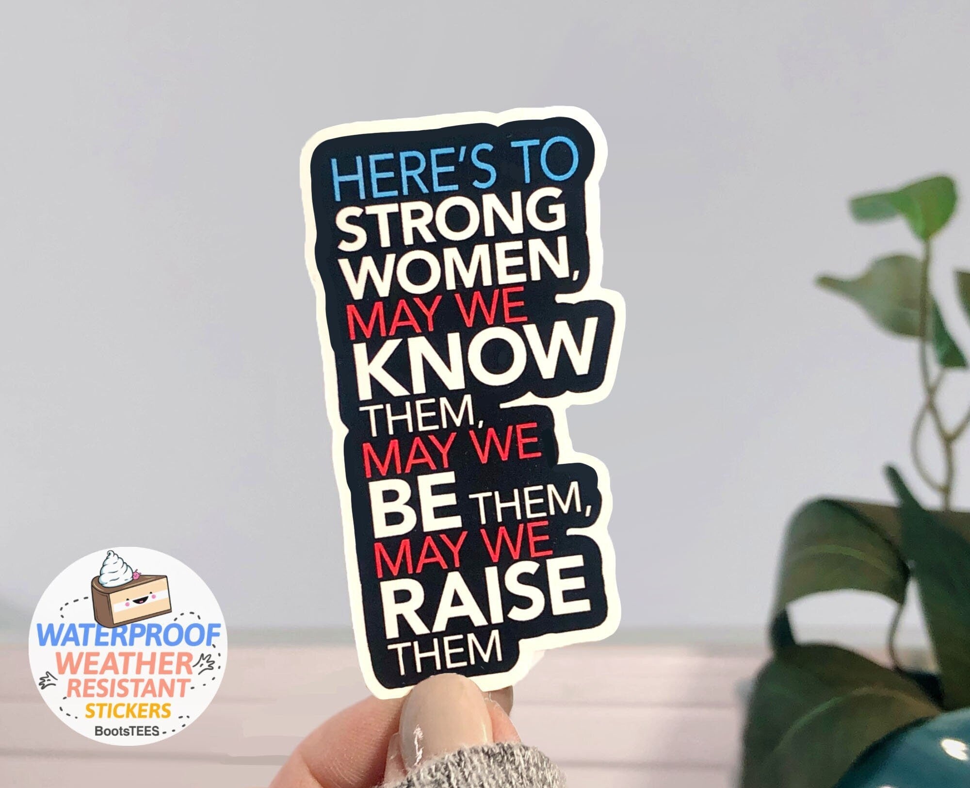 Strong Women Sticker for hydroflask