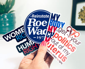Womens Rights Sticker Pack (4 Stickers)