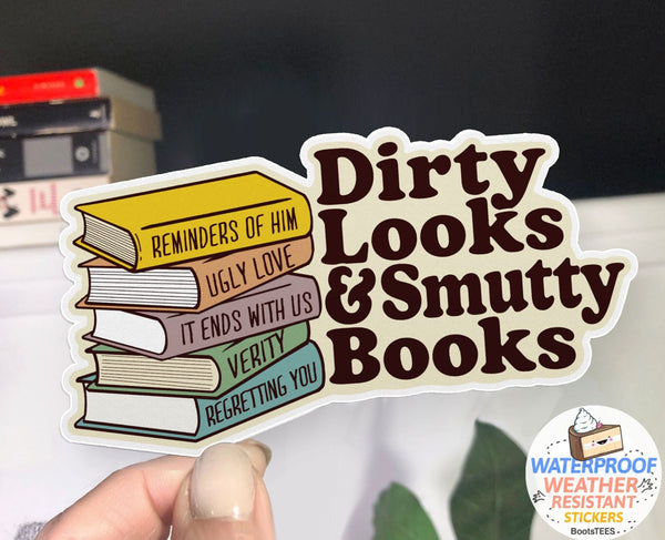 Dirty Looks and Smutty Books It's a CoHo Thing Sticker