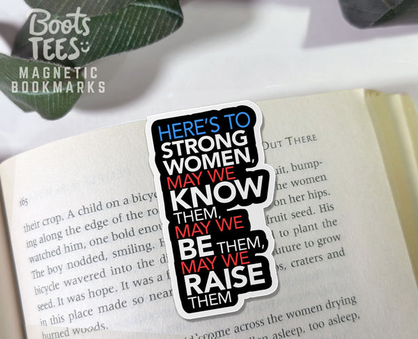 Feminist Magnetic Bookmark Set, Full Set of 3 by BootsTees