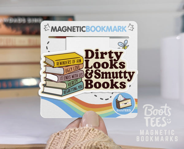 Smutty Book Magnetic Bookmark Set