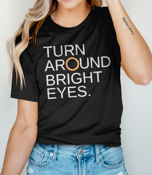 Solar Eclipse Shirt, Black Unisex XS by BootsTees